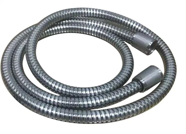 304 Weighted Double Lock Stainless Steel Shower Hose 0.2mm Thickness Brush Nickle Finish
